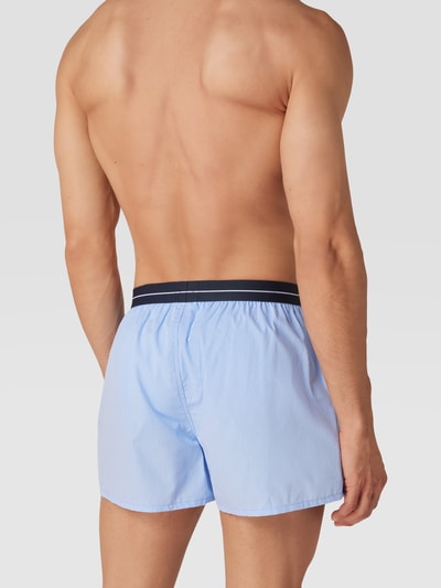 BOSS Boxershort met labeldetail in een set van 2 stuks Lichtblauw - 4