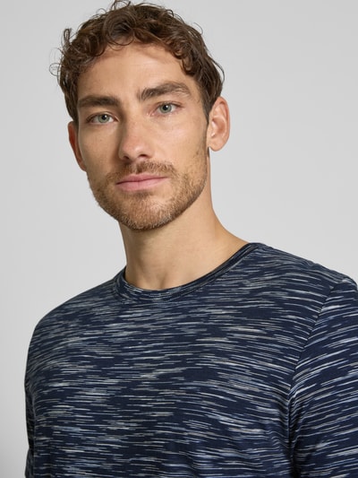 Tom Tailor T-shirt o kroju regular fit z czystej bawełny Ciemnoniebieski 3