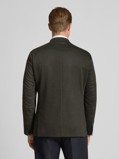 Roy Robson Slim fit colbert met viscose en reverskraag Groen - 5