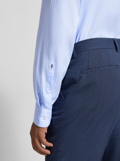 SEIDENSTICKER REGULAR FIT Regular Business-Hemd mit Kentkragen und Brusttasche Bleu 3