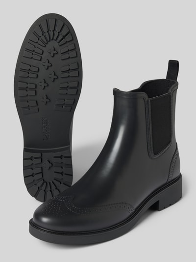 Lauren Ralph Lauren Chelsea Boots mit Zugschlaufe Modell 'PRESLIE' Black 4