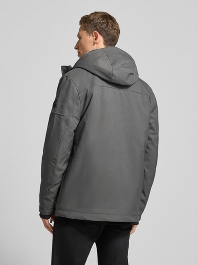 CARS JEANS Jack met capuchon, model 'ROCKO' Grafiet - 5