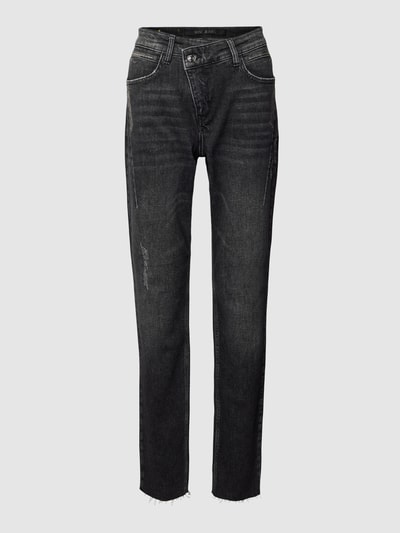 MAC Jeans mit asymmetrischem Bund Dunkelgrau 2
