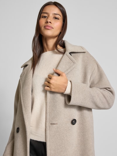 ICONS Cinzia Rocca Jas met reverskraag Zand gemêleerd - 3