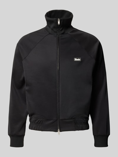 RHUDE Sweatjacke mit Logo-Patch Modell 'MADERA' Black 2