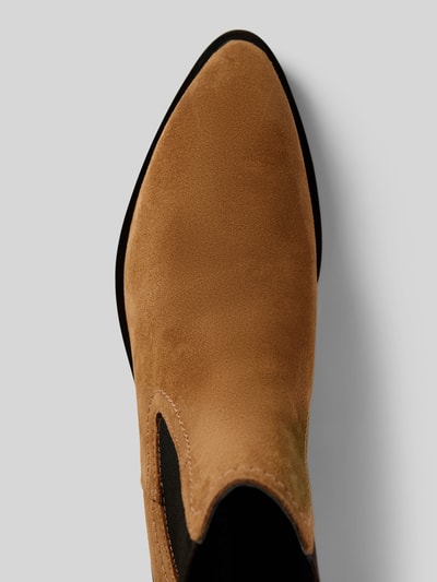Tamaris Chelsea-boots van suède Cognac - 3