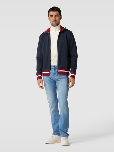 Tommy Hilfiger Sweatjacke mit Logo-Stitching Marine 1