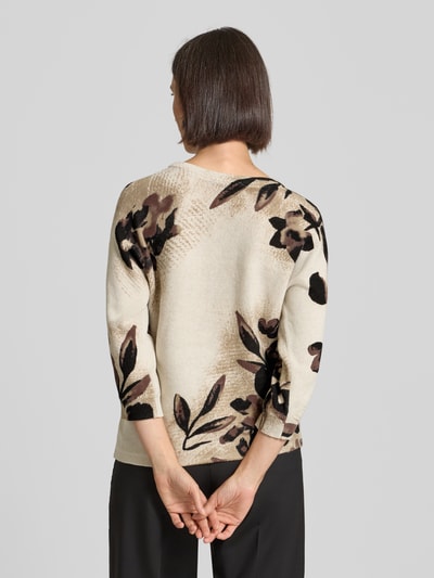 Betty Barclay Sweter z dzianiny z okrągłym dekoltem Ciemnobrązowy 5