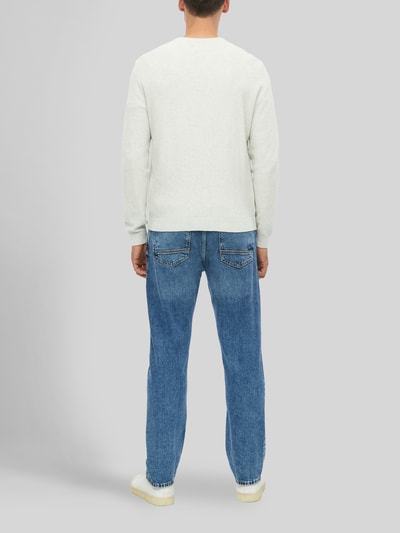 s.Oliver RED LABEL Pullover met structuurbrei-look van pure katoen Offwhite - 4