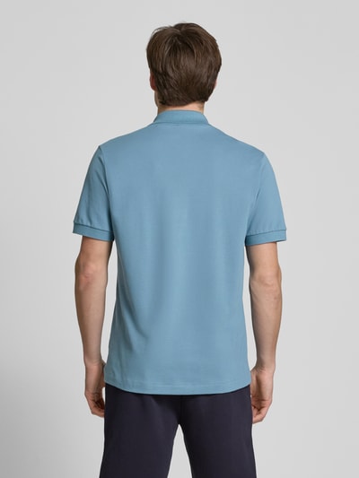 Lacoste Classic fit poloshirt met labelbadge Rookblauw - 5