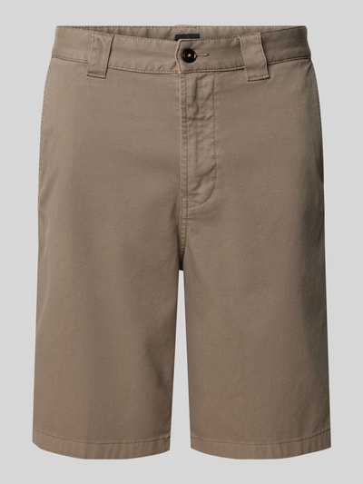 BOSS Orange Straight Leg Chino-Shorts mit Eingrifftaschen Beige 2