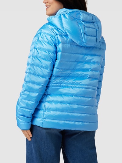 Tommy Hilfiger Curve PLUS SIZE donsjack in doorgestikte look Turkoois - 5