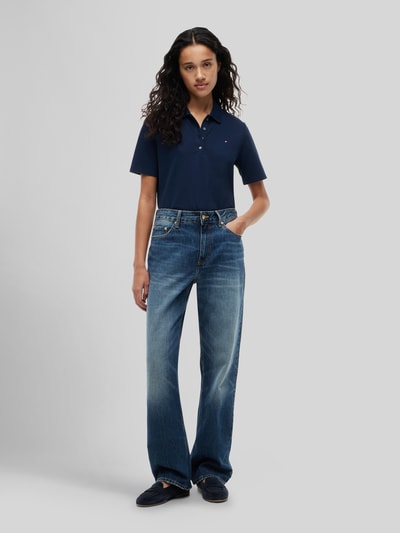 Tommy Hilfiger Regular Fit Poloshirts aus Baumwoll-Mix Marine 1