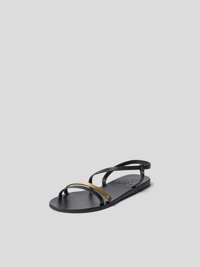 Ancient Greek Sandals Sandalen mit Kontrastbesatz Schwarz 2