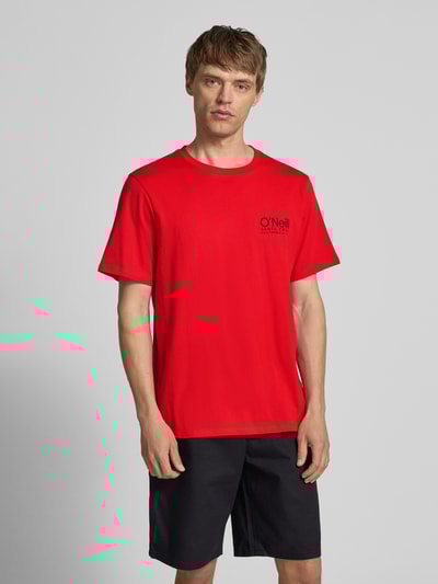 ONeill T-Shirt mit Logo-Print und Rundhalsausschnitt Rot 4