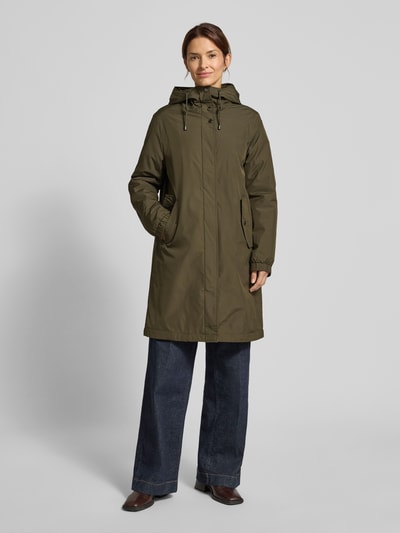Christian Berg Woman Selection Relaxed Fit Parka mit Kapuze Khaki 4