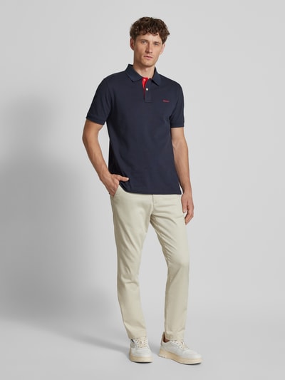 Gant Regular Fit Poloshirt mit Label-Stitching Marine 1