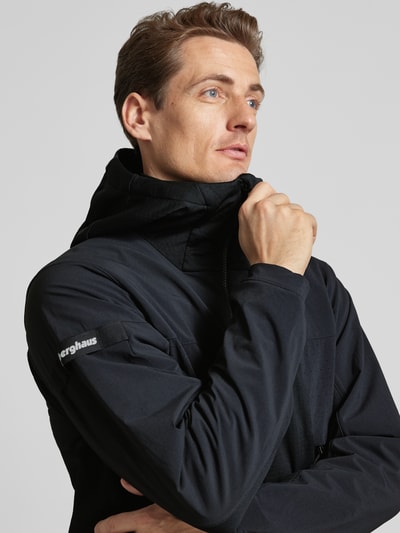 Berghaus Jacke mit Label-Patch Modell 'Benwell' Black 3