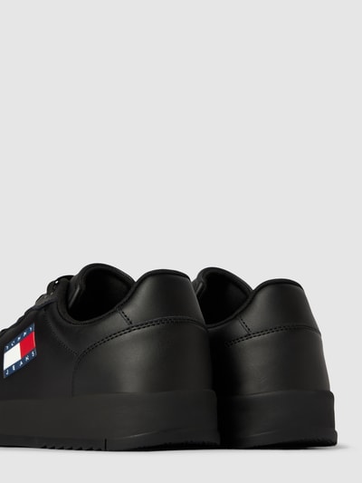 Tommy Jeans Sneakersy z detalem z logo Czarny 2