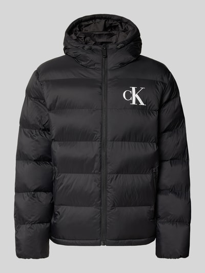 Calvin Klein Jeans Regular Fit Steppjacke mit Logo-Print Modell 'Monogram' Black 2