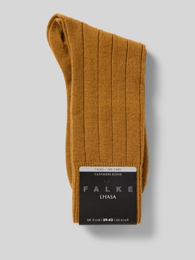 Falke Sokken met kasjmier Mosterdgeel - 3