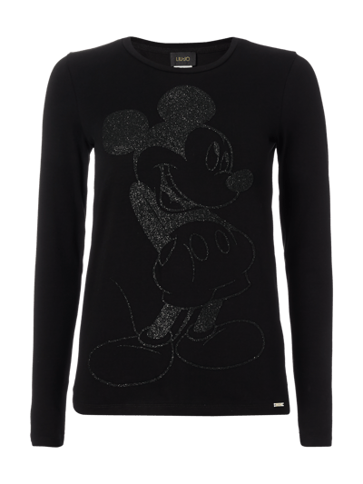 Liu Jo White Longsleeve mit Mickey Mouse©-Motiv Black 1