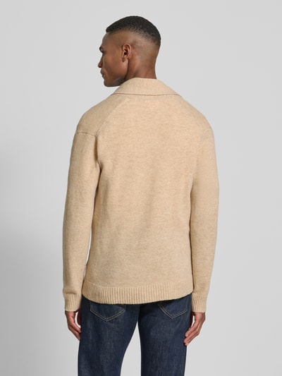 Lindbergh Strickjacke mit Knopfleiste Sand 5