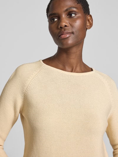 Weekend Max Mara Strickpullover mit Rundhalsausschnitt Modell 'ADDOTTO' Ecru 3