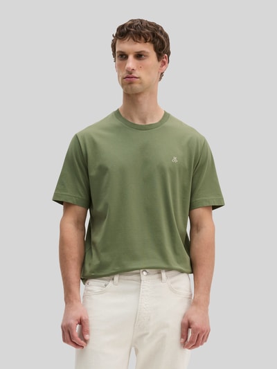 Marc O'Polo Regular Fit T-Shirt aus reiner Baumwolle Gruen 4