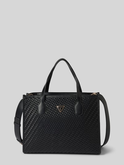 Guess Handtasche mit Label-Applikation Modell 'SILVANA 2' Black 2