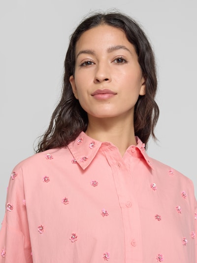 Essentiel Antwerp Regular Fit Bluse mit Pailletten Modell 'Harkansas' Orange 3