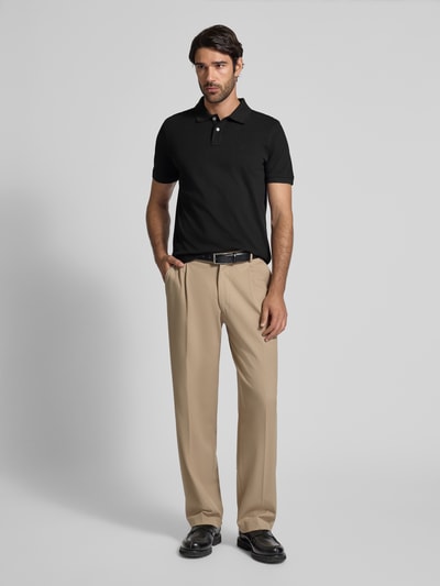 MCNEAL Poloshirt met labelstitching Zwart - 1