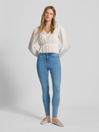 Noisy May High Waist Skinny Fit Jeans Modell 'CALLIE' Hellblau 1