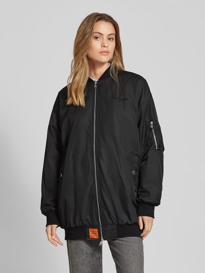 Original Bombers Bomberjack met labelstitching Zwart - 4