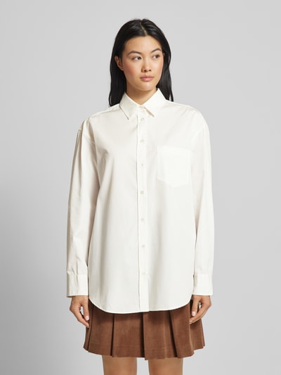 Weekend Max Mara Overhemdblouse met borstzak Offwhite - 4