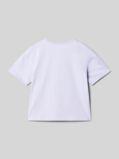 Calvin Klein Jeans Kinder T-Shirt mit Label-Detail Flieder 3