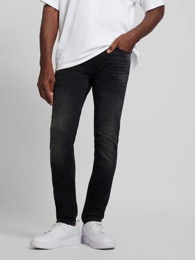 HUGO Jeansy o kroju extra slim fit z 5 kieszeniami Czarny 4