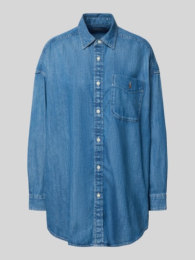 Polo Ralph Lauren Oversized overhemdblouse in denimlook Jeansblauw - 2