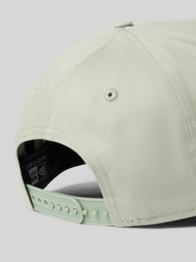 Produktfoto, Base Cap aus reiner Baumwolle Modell 'League' van New Era in lichtgroen met gestikt logo, Snapback, puur katoen, Heren