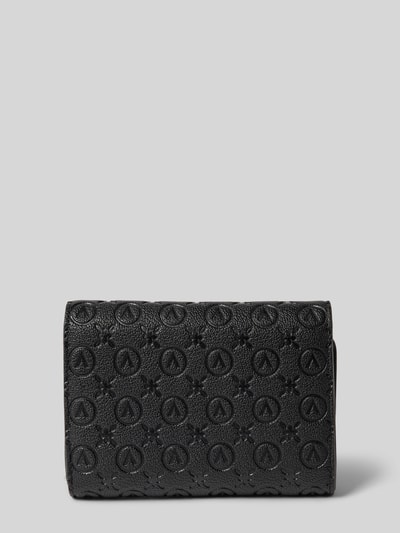 VALENTINO BAGS Portemonnaie mit Allover-Logo-Prägung Modell 'Samba' Black 2