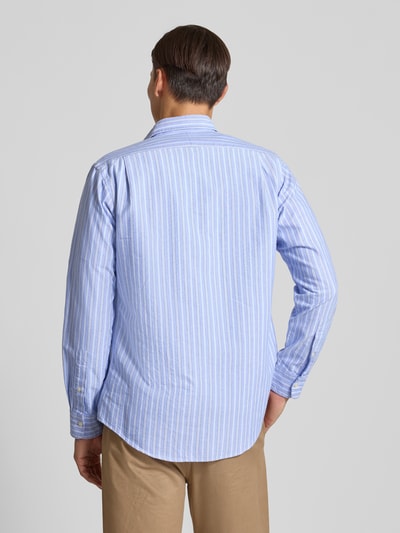 Polo Ralph Lauren Custom Fit Freizeithemd mit Label-Stitching Bleu 5