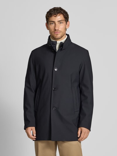 Strellson Regular Fit Parka-Mantel mit Stepp-Einsatz Modell 'FINLAY FLEX' Marine 4