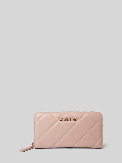 VALENTINO BAGS Portemonnaie mit Label-Applikation Modell 'OCARINA' Rose 1