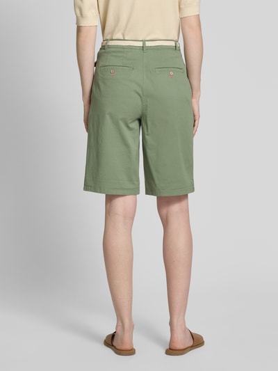 Christian Berg Woman Bermudas mit Gürtel und französischen Eingrifftaschen Schilf 5