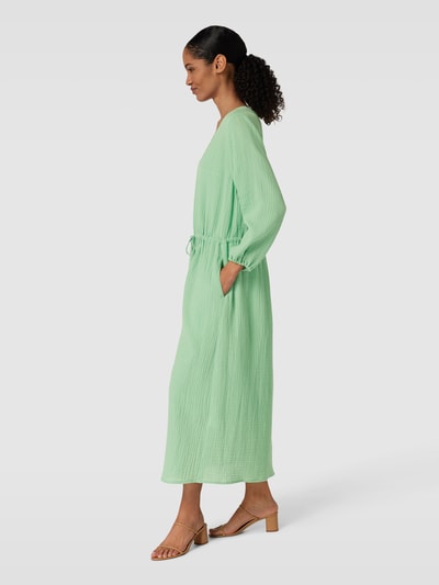 Lanius Maxi-jurk met V-hals Groen - 1