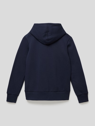 Levi’s® Kids Hoodie met ribboorden, model 'BATWING' Marineblauw - 3