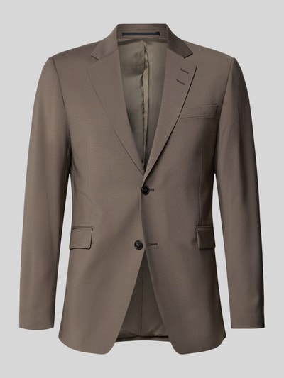 Tiger Of Sweden 2-Knopf-Sakko mit Reverskragen Schlamm 2