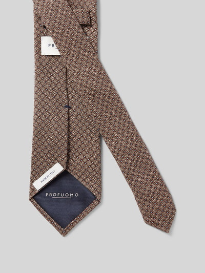 Profuomo Krawatte mit Label-Detail Sand 2