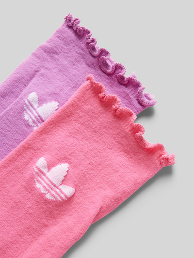 adidas Originals Socken mit Label-Print im 2er-Pack Rosa 2