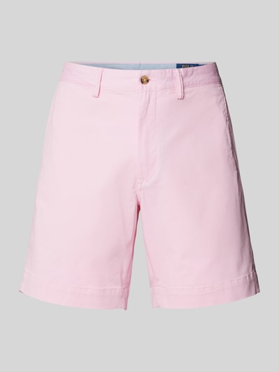 Polo Ralph Lauren Stretch straight fit korte broek met riemlussen, model 'BEDFORD' Rosé - 2